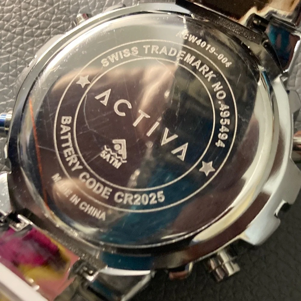 Activa Men's Watch - 51mm, Steel (ACW4019-004)